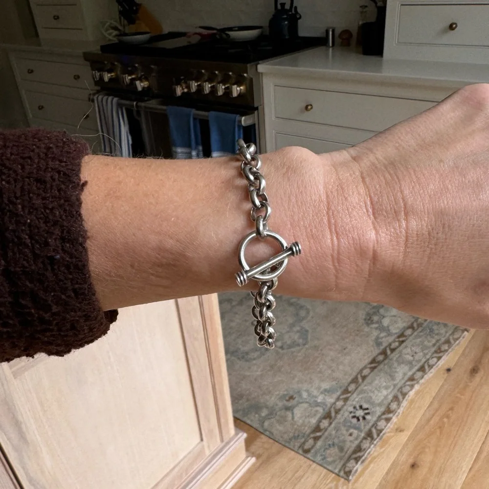 Silver chain link bracelet - Picture 1 of 4